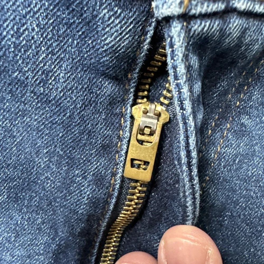 Levis 505 Jeans Mens 34x30 Blue Medium‎ Wash Straight Leg Regular Fit Zip Fly
